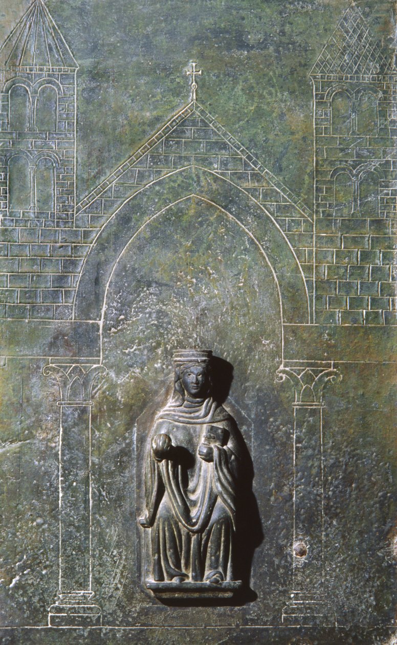 Fragment drzwi Oratorium św. Jana Ewangelisty, Włochy (brąz) autorstwa School Italian