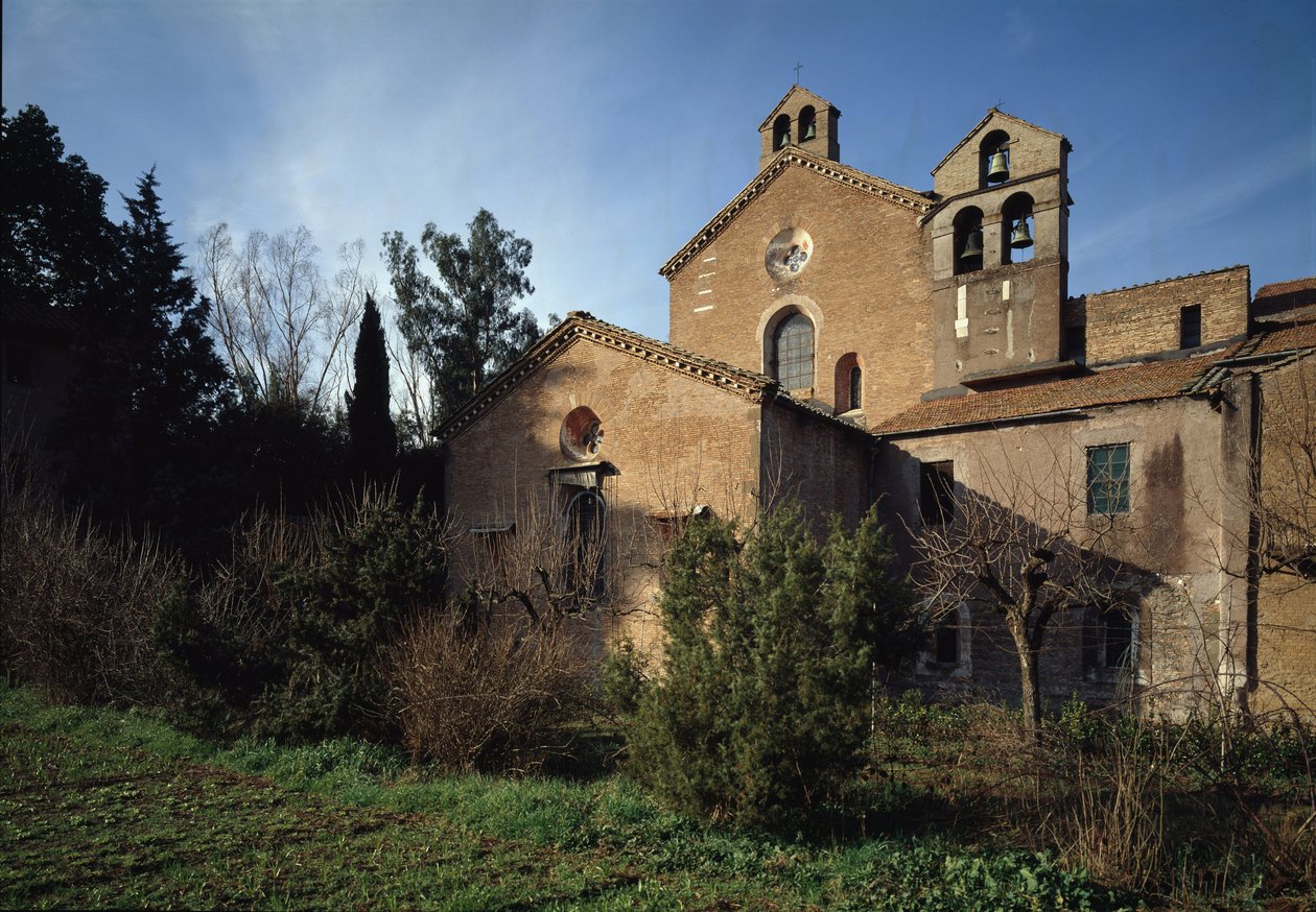 Widok zewnętrzny kościoła św. Wincentego i św. -1 autorstwa School Italian