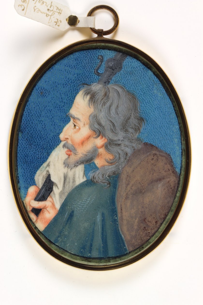 Św. Jakub Wielki (akwarela na welinie) autorstwa School Italian