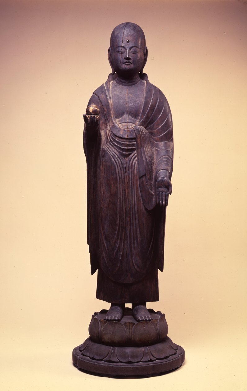 Jizo Bosatsu, Ate Heian / Fujiwara Perio d autorstwa Japanese School