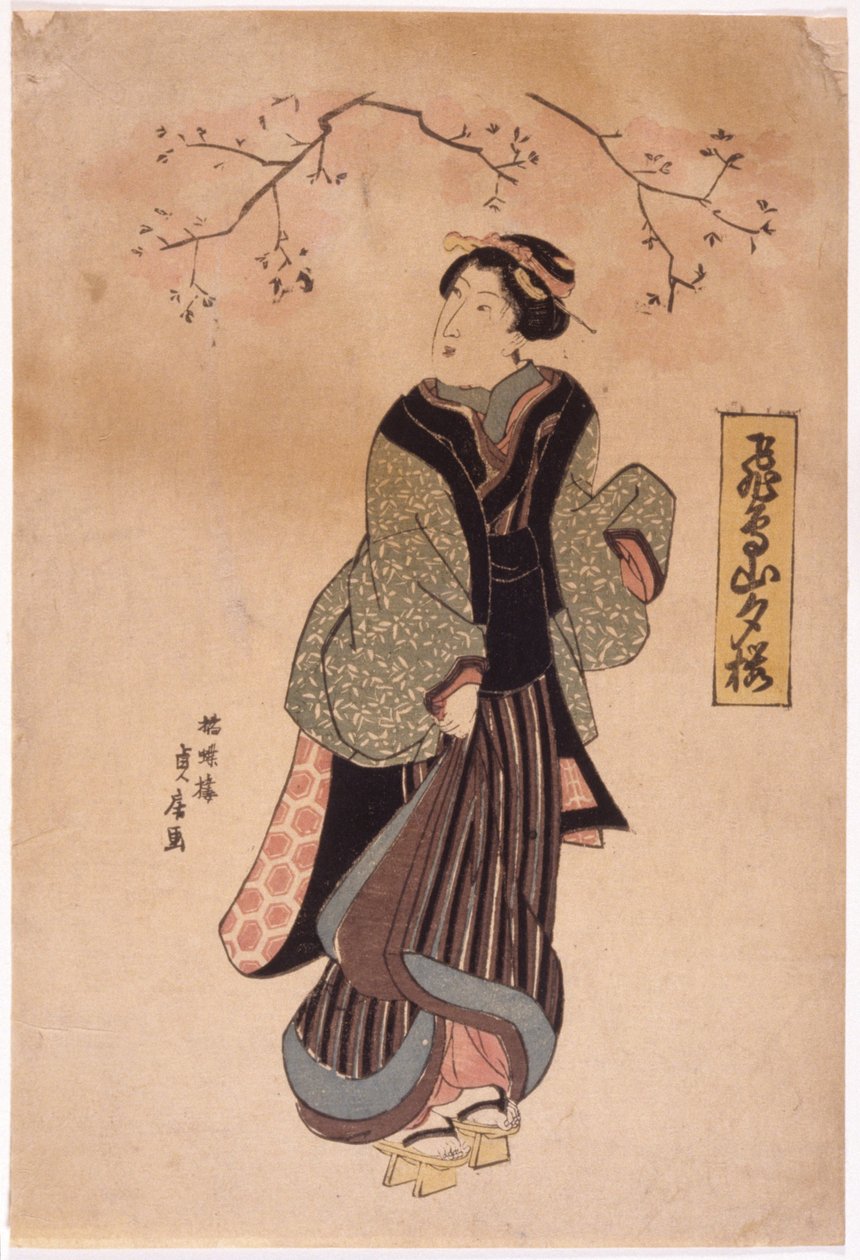 drzeworyt kolorowy (atrament) autorstwa School Japanese
