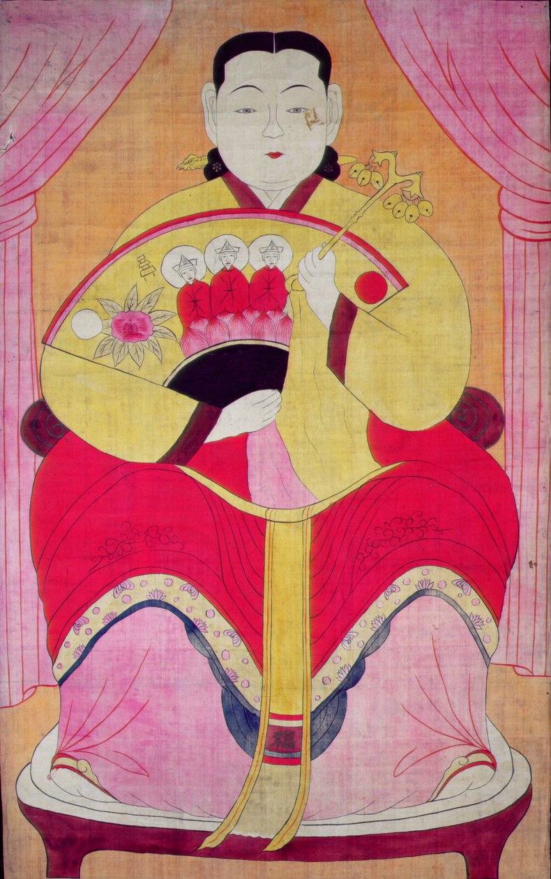 Daesin manura (naturalny pigment na jedwabiu) autorstwa School Korean