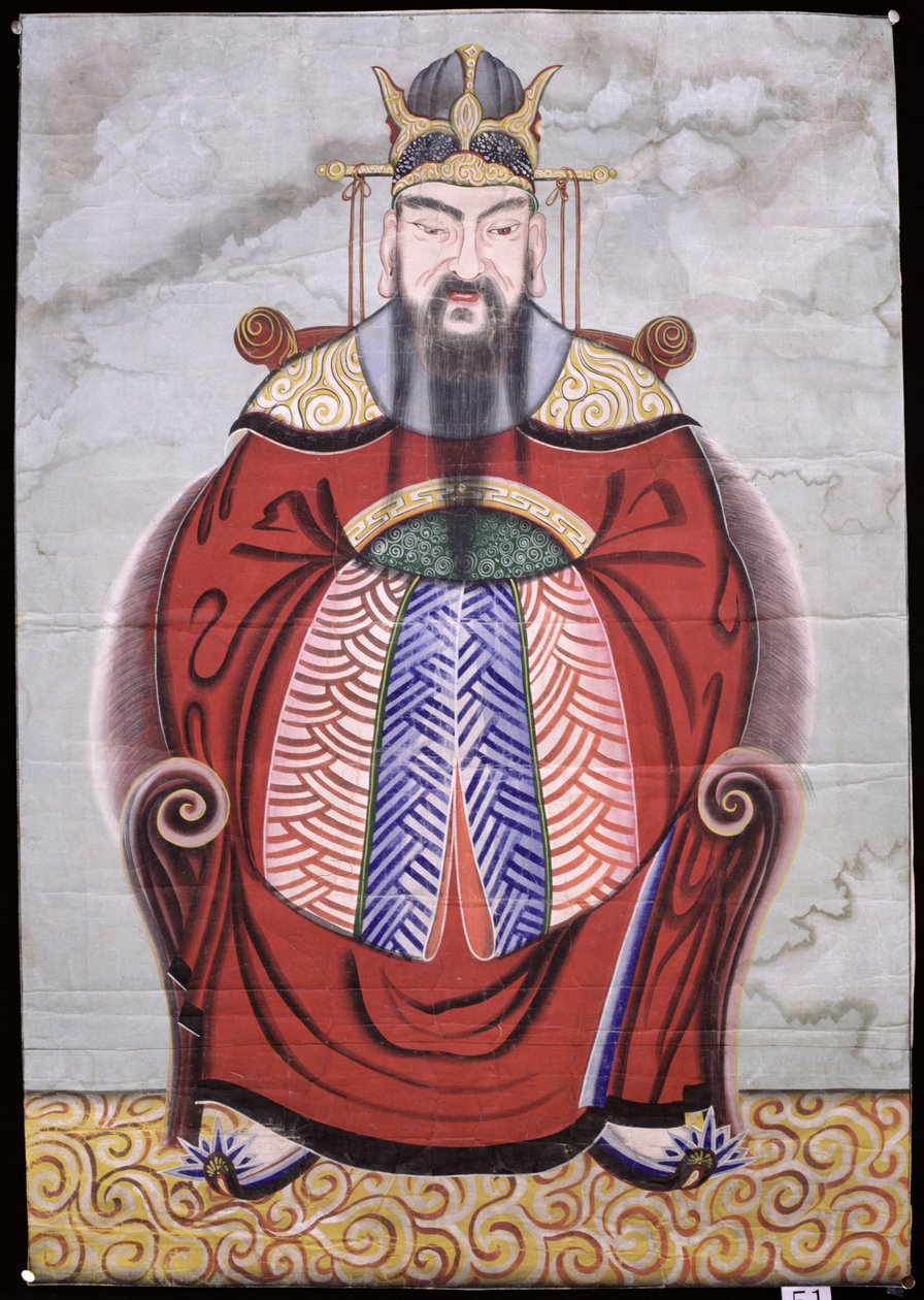 Okhwangsangje (kolor na jedwabiu) autorstwa School Korean
