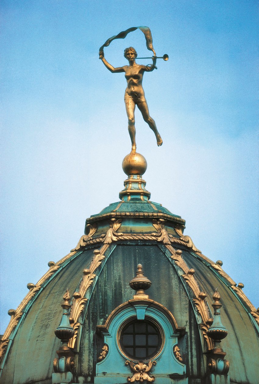 Belgia, Bruksela, Grand Place, Chleb House detail autorstwa R. and Smith Simkin