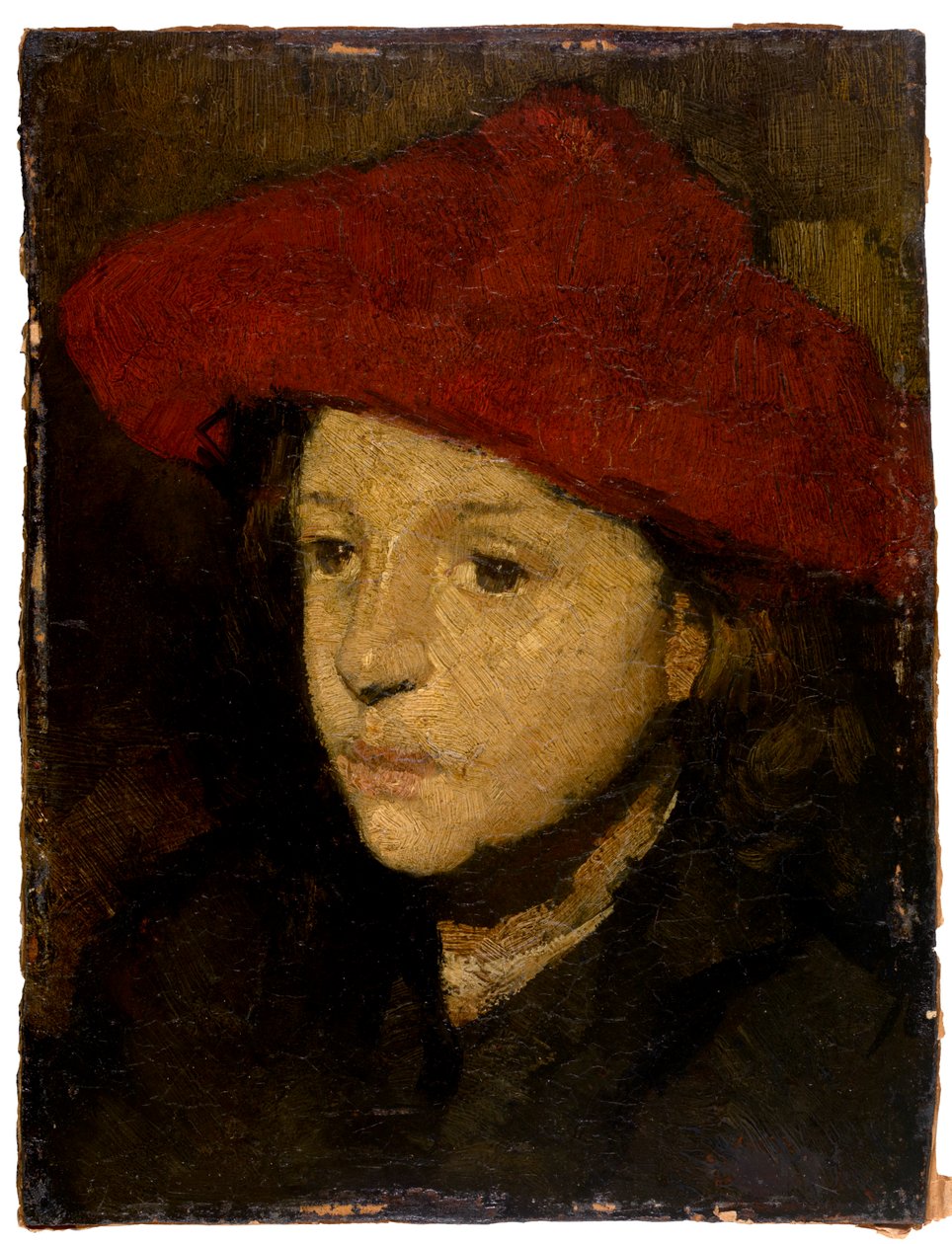 Chłopiec (olej na drewnie) autorstwa School Netherlandish