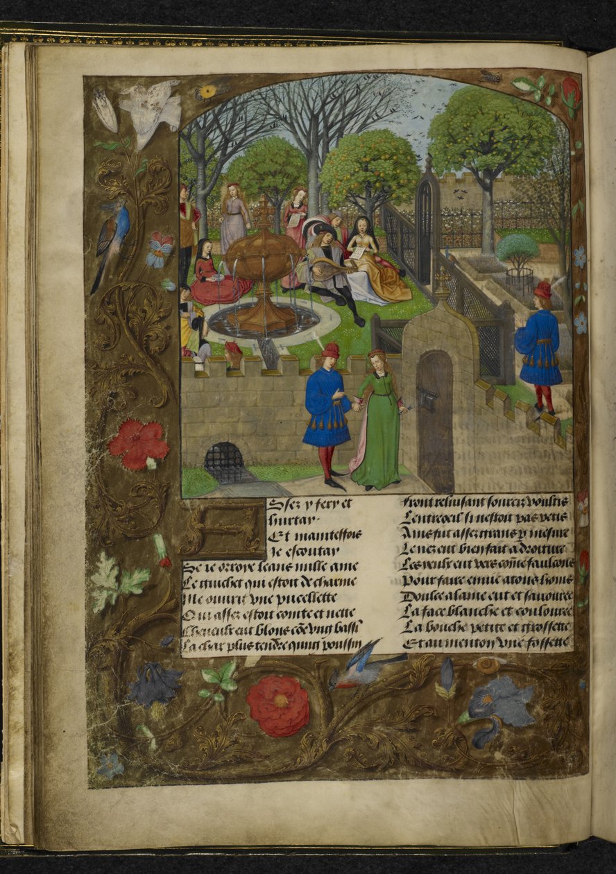 Harley 4425 fa. 12v Ogród Przyjemności (welin) autorstwa School Netherlandish