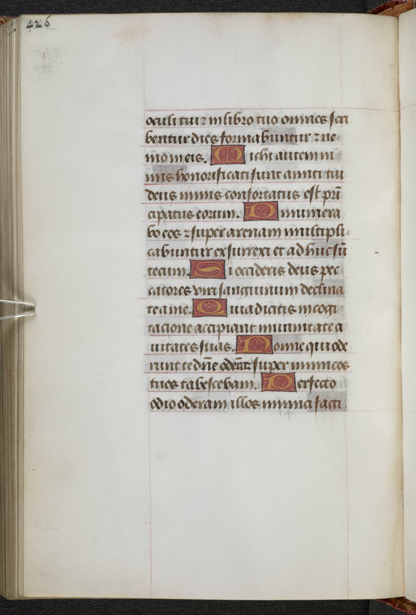 Kings 9, f.227v, Księga godzin, użycie Sarum ("Księga godzin Anny Boleyn") (welin) autorstwa School Netherlandish