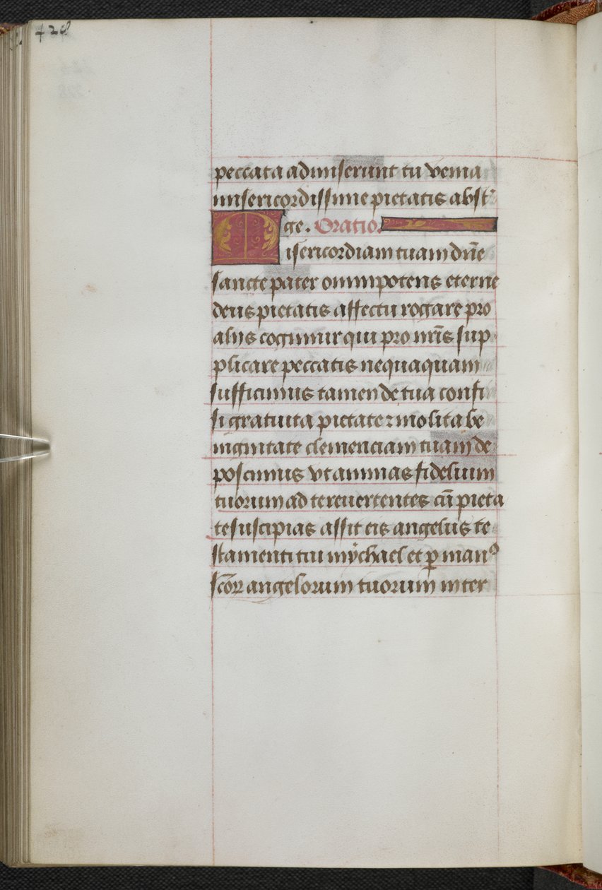 Kings 9, f.228v, Księga godzin, użycie Sarum ("Księga godzin Anny Boleyn") (welin) autorstwa School Netherlandish