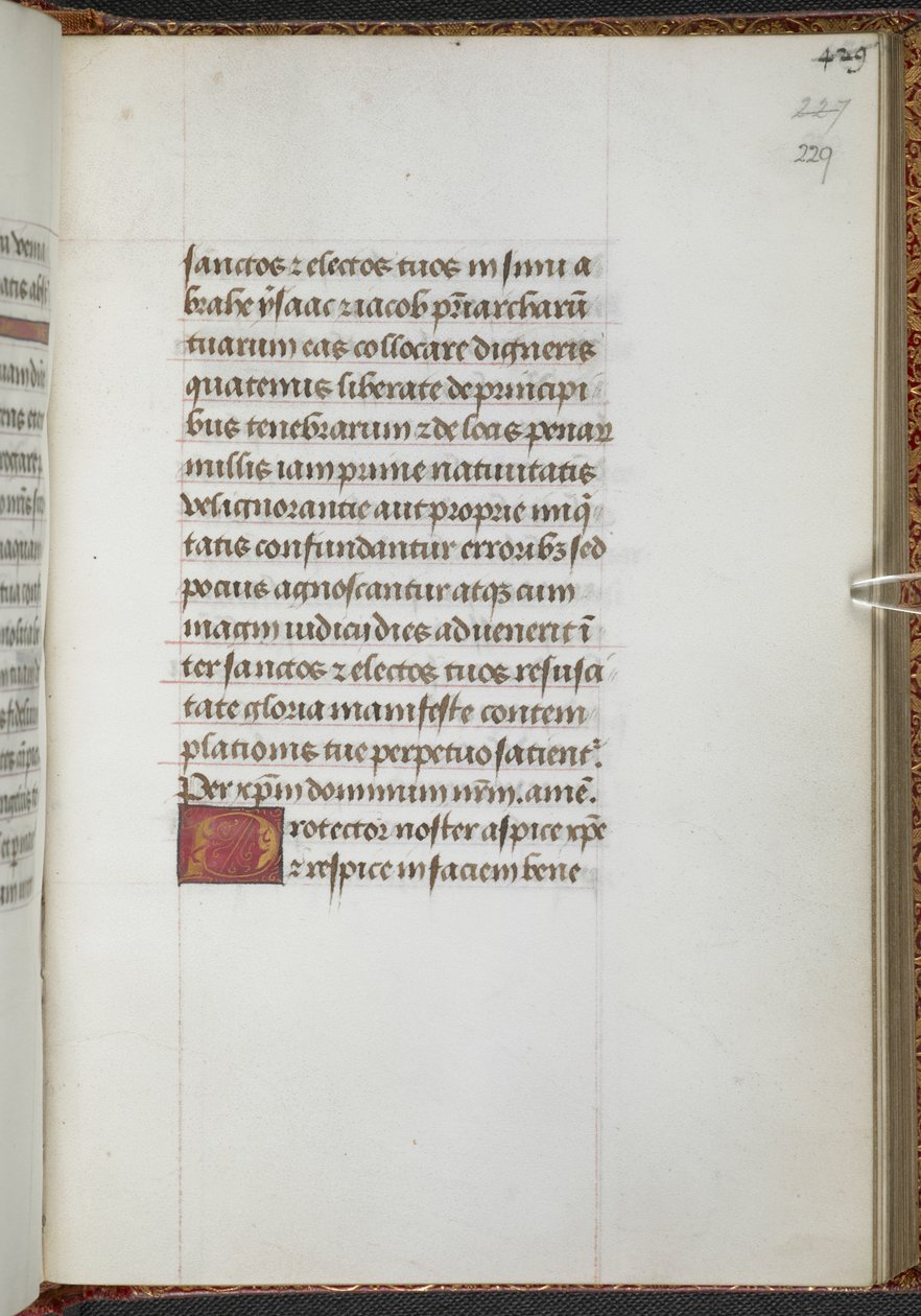 Kings 9, f.229r, Księga godzin, użycie Sarum ("Księga godzin Anny Boleyn") (welin) autorstwa School Netherlandish