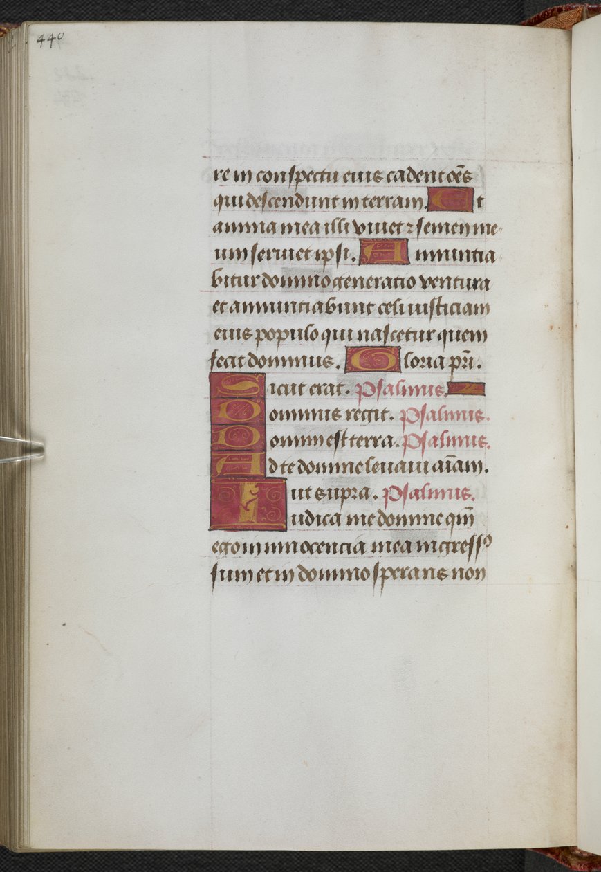 Kings 9, f.234v, Księga godzin, użycie Sarum ("Księga godzin Anny Boleyn") (welin) autorstwa School Netherlandish