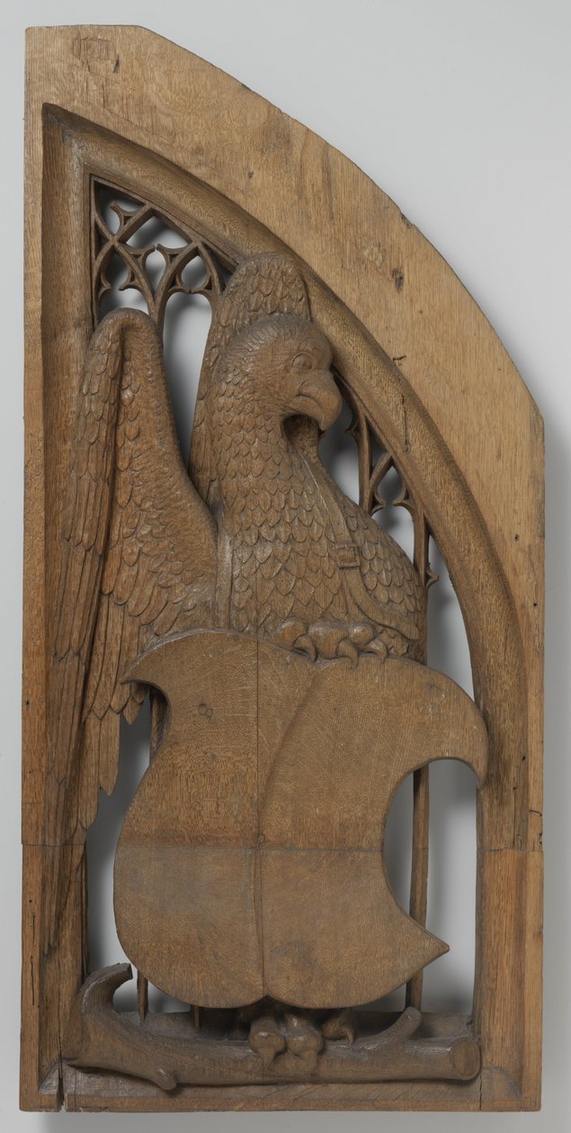 Tablica z prospektu organowego, ok. godz. 1510-20 (dąb ze śladami polichromii) autorstwa School Netherlandish