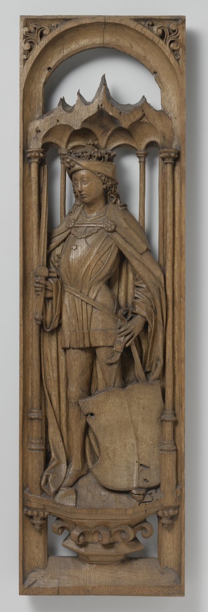 Tablica z prospektu organowego, ok. godz. 1510-20 (dąb ze śladami polichromii) autorstwa School Netherlandish