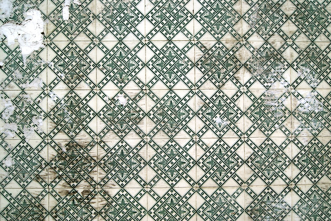 Panel tradycyjny, Lizbona, Portugalia (płytki ceramiczne) autorstwa School Portuguese