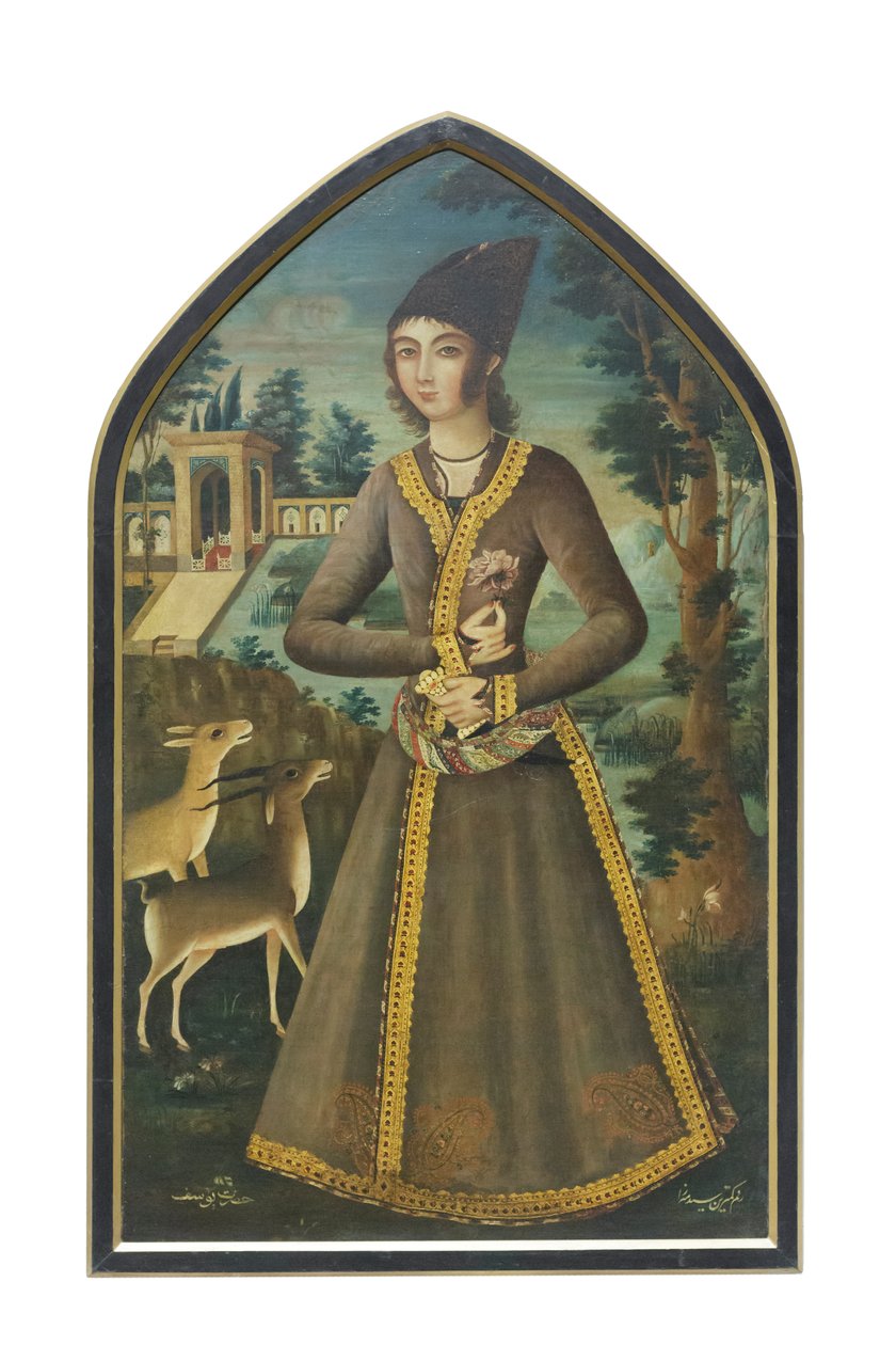 Święty Józef, Seyyed Mirza (olej na płótnie) autorstwa School Qajar