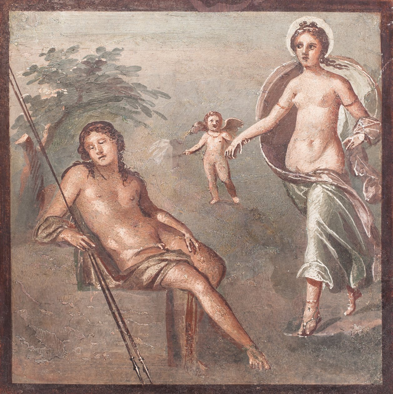 Endymion i Selene, Herkulanum autorstwa School Roman