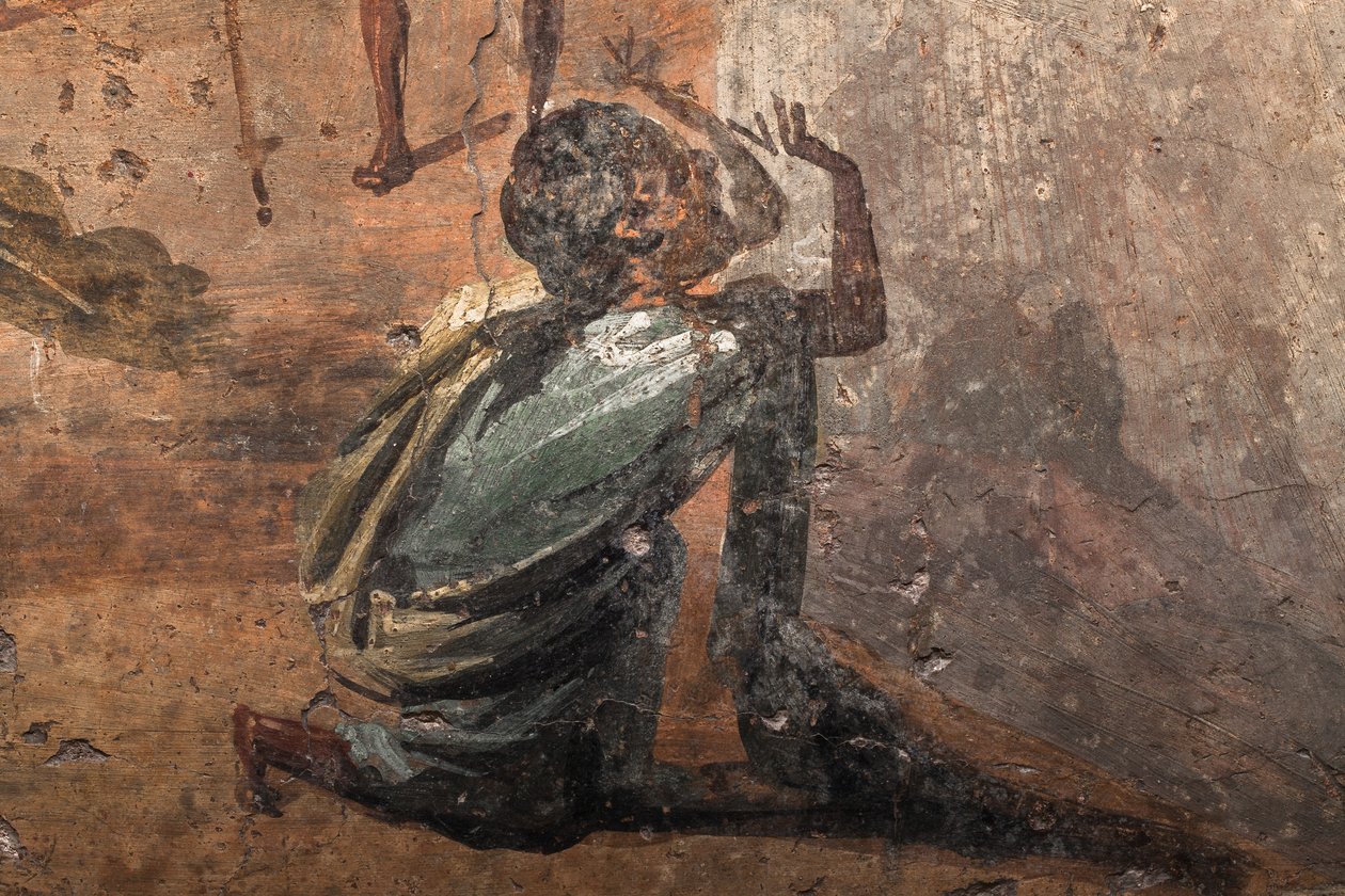Sąd Salomona, Pompeje autorstwa School Roman