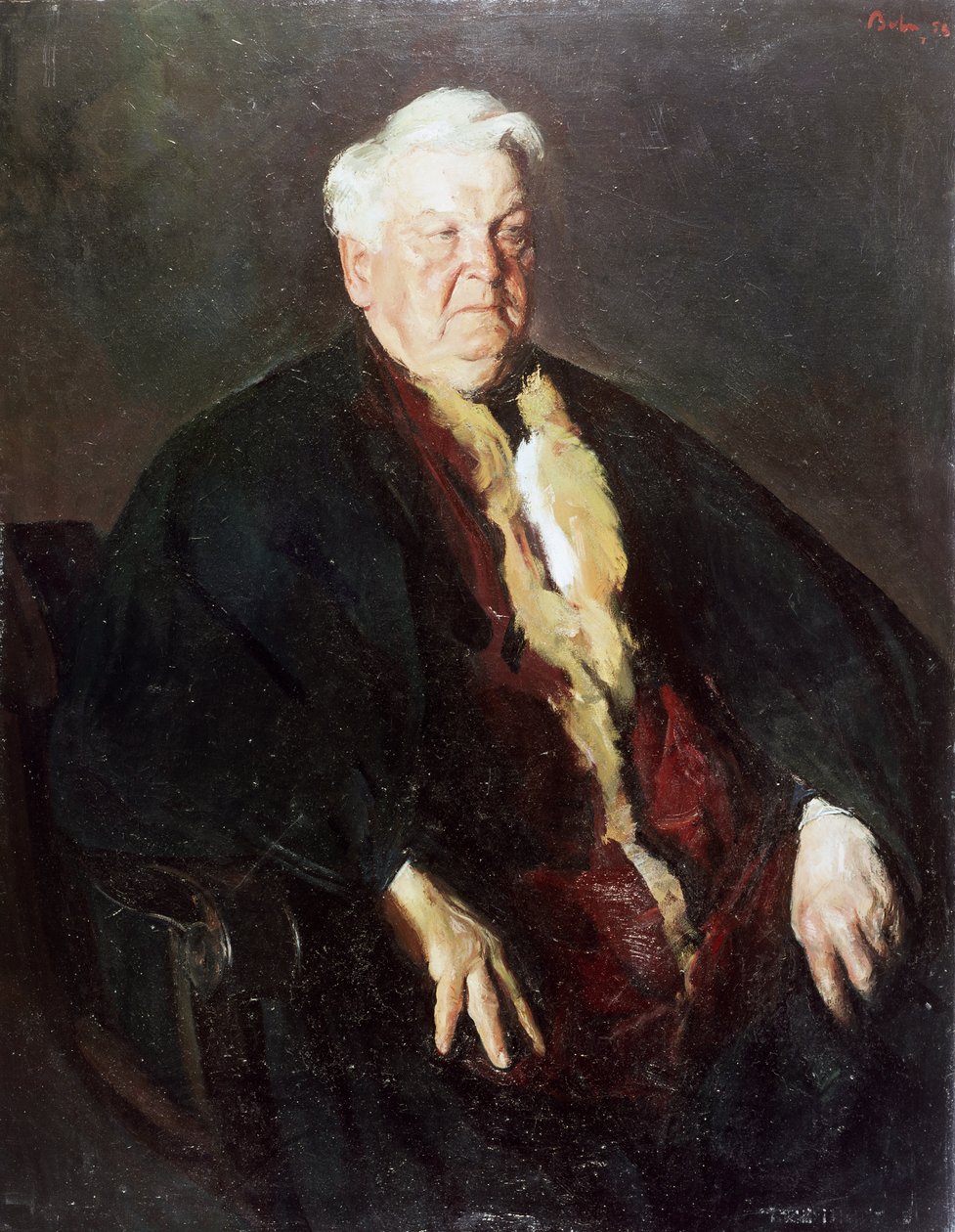 Portret Mihaila Sadoveanu (Pascani autorstwa School Romanian