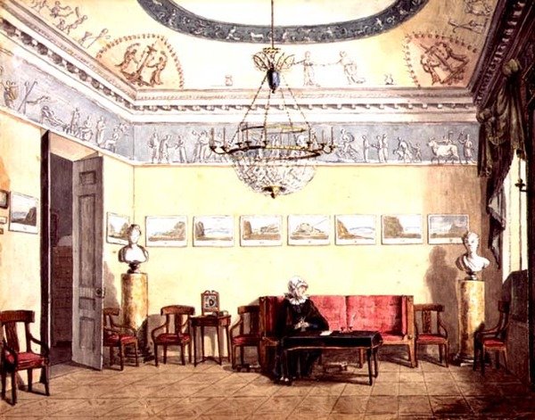 Neoklasyczny salon autorstwa School Russian