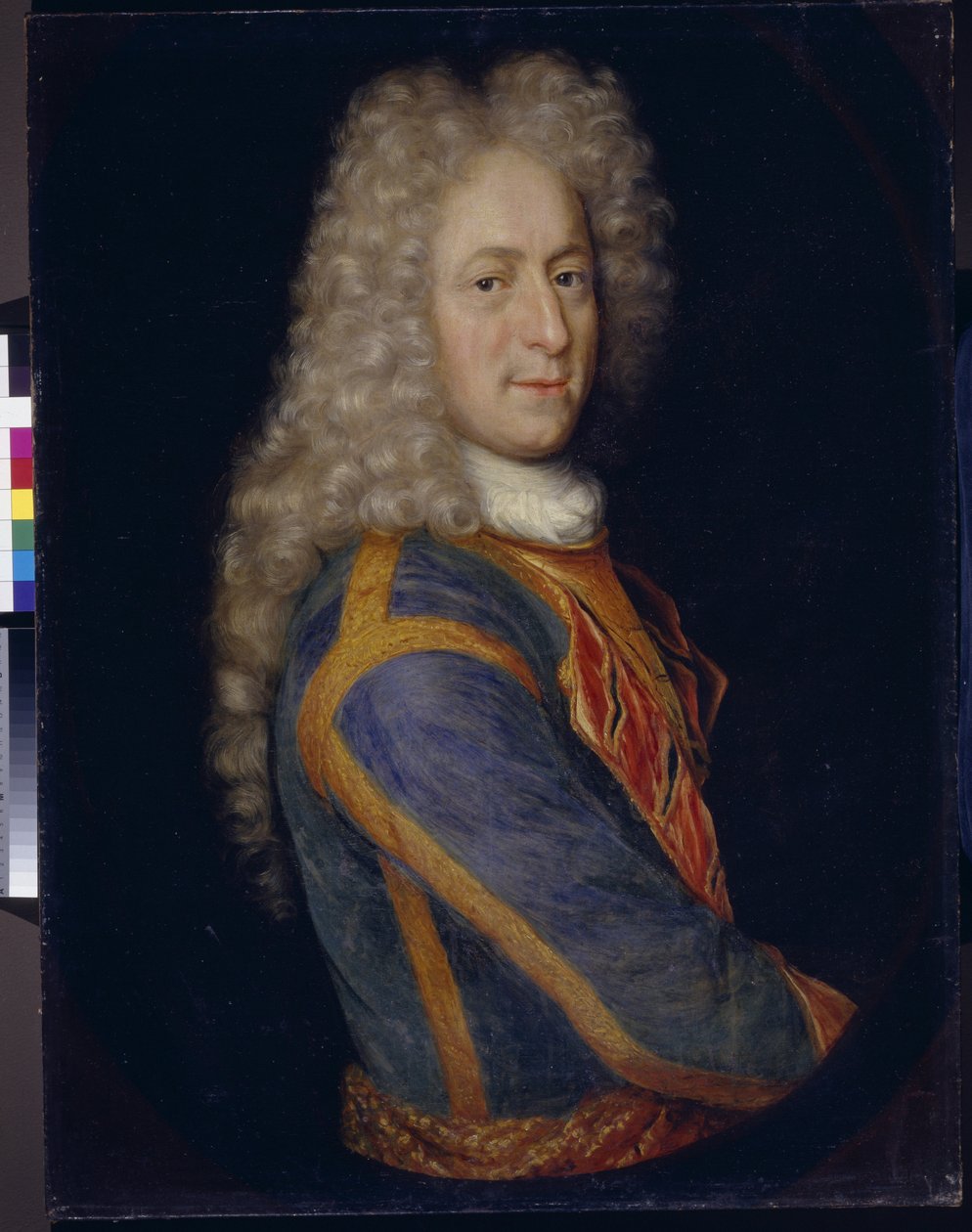 Portret marszałka Iwana Juriewicza Trubetskoya (1667-1750) (Portret Iwana Juriewicza Trubetskoja). Anonimowy obraz, olej na płótnie autorstwa School Russian