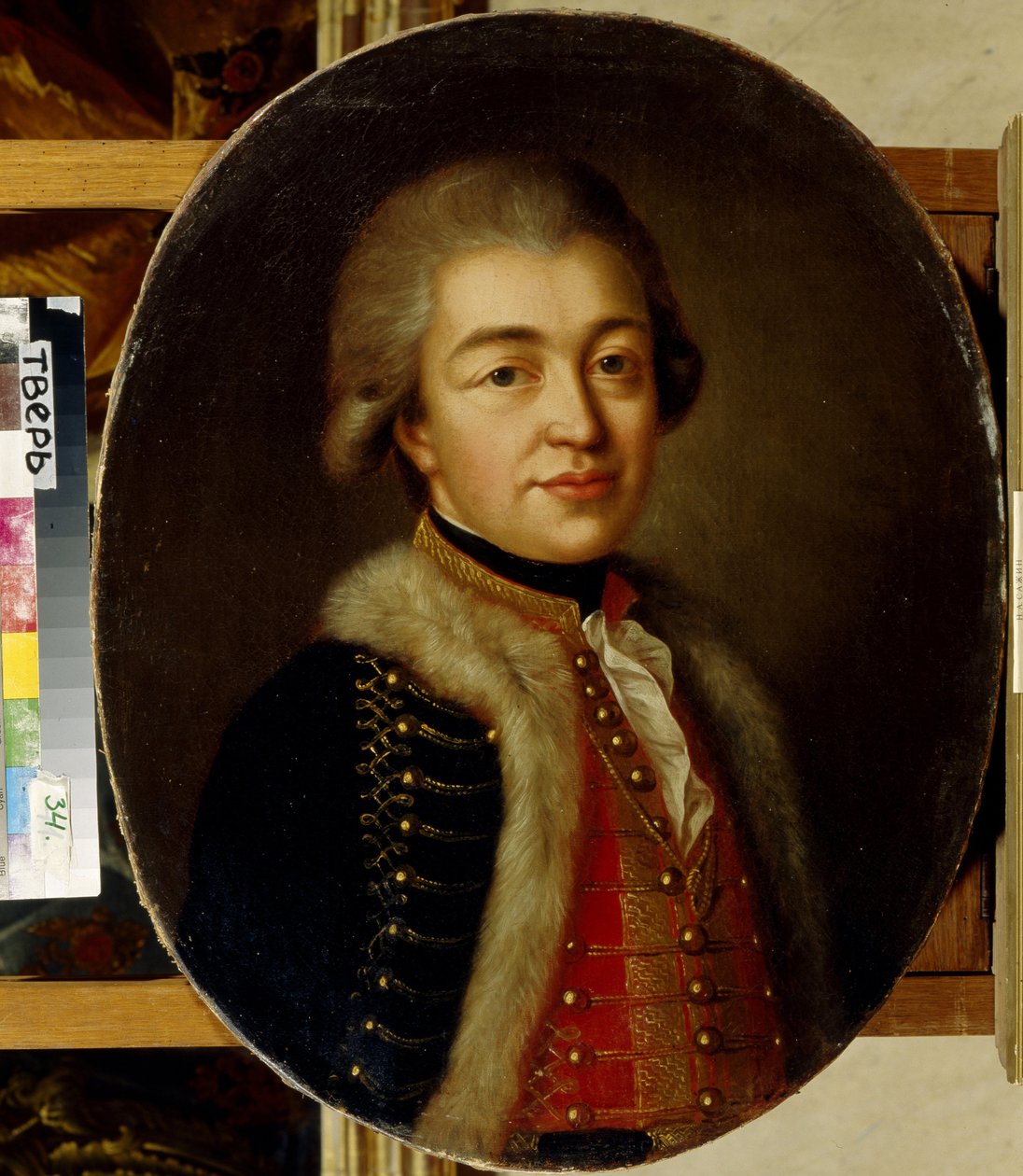 Portret księcia Stepana Borisovicha Kurakina (1754-1805). (Portret księcia Stepana B. Kurakina). Malarstwo anonimowe, olej na płótnie, II poł. XVIII w. Sztuka rosyjska autorstwa School Russian