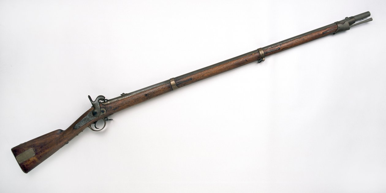 Rosyjski muszkiet kapiszonowy 0,709 cala, model 1845 autorstwa School Russian