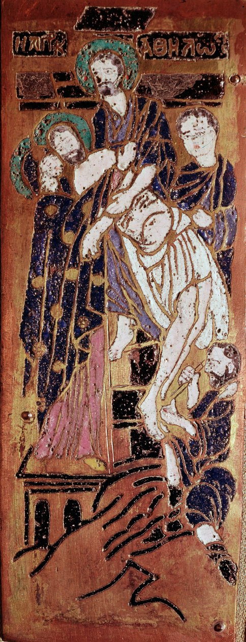 Sztuka rosyjska, osadzanie, emalia XVI w. Madryt, Museo Lazaro Galdiano autorstwa School Russian