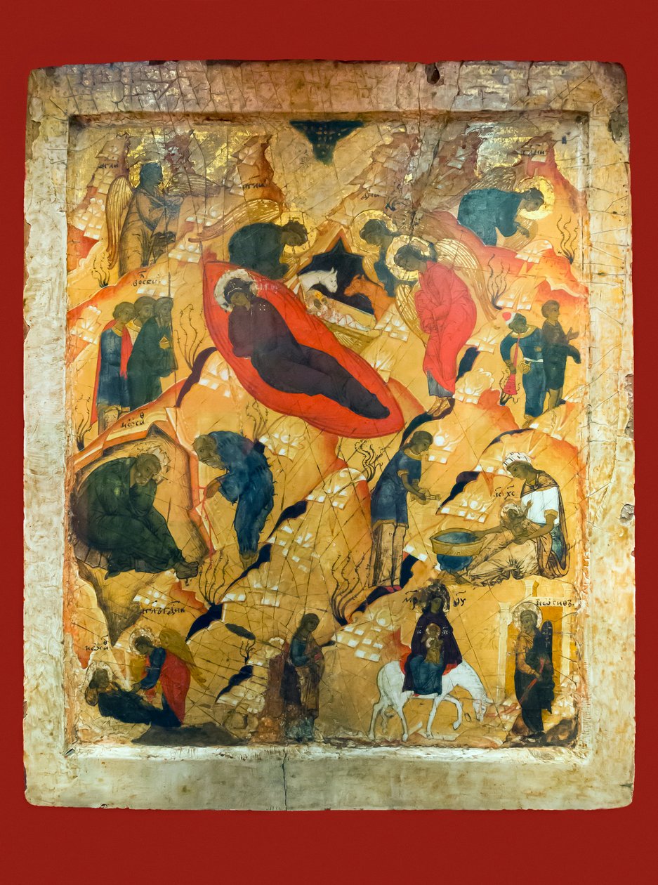 "Narodziny Chrystusa" autorstwa School Russian