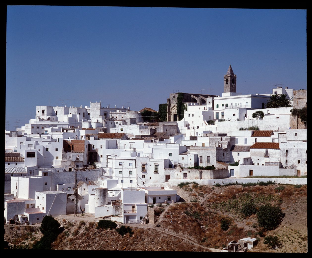 Zobacz na Vejer de la Frontera, Andaluzja Hiszpania autorstwa School Spanish