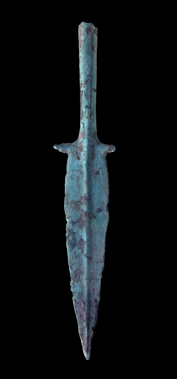 Civilization Dongson: sztylet z brązu. 300 pne-200 ne. Z Wietnamu. Paryż, Muzeum Guimet, Narodowe Muzeum Sztuki Azjatyckiej autorstwa School Vietnamese
