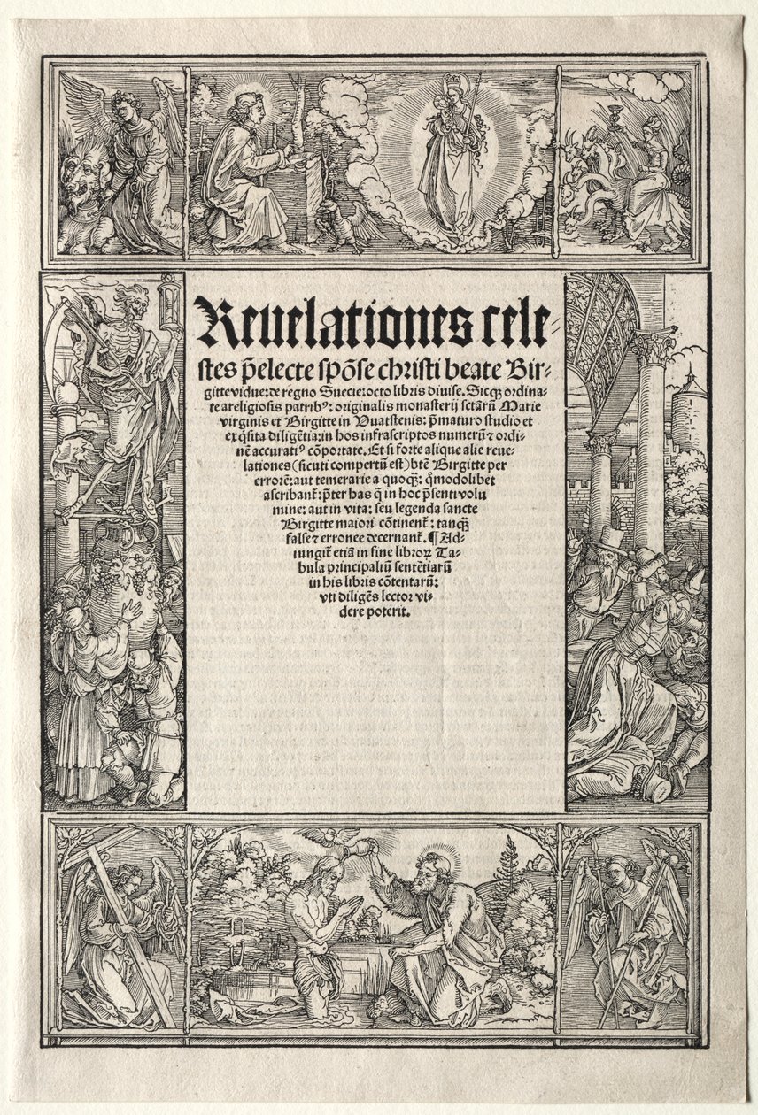 Granica - z chrztem Chrystusa autorstwa School of Albrecht Dürer