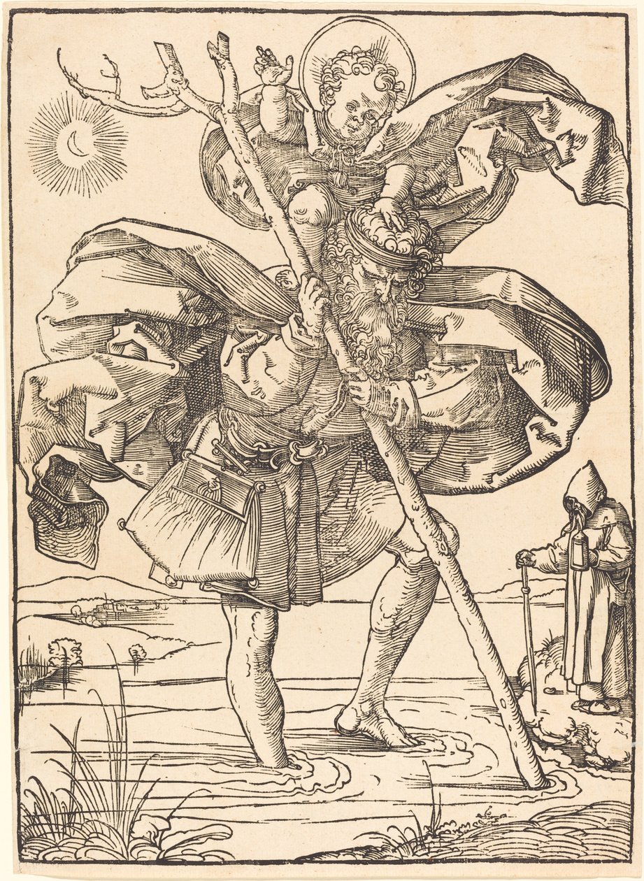 Święty Krzysztof autorstwa School of Albrecht Dürer