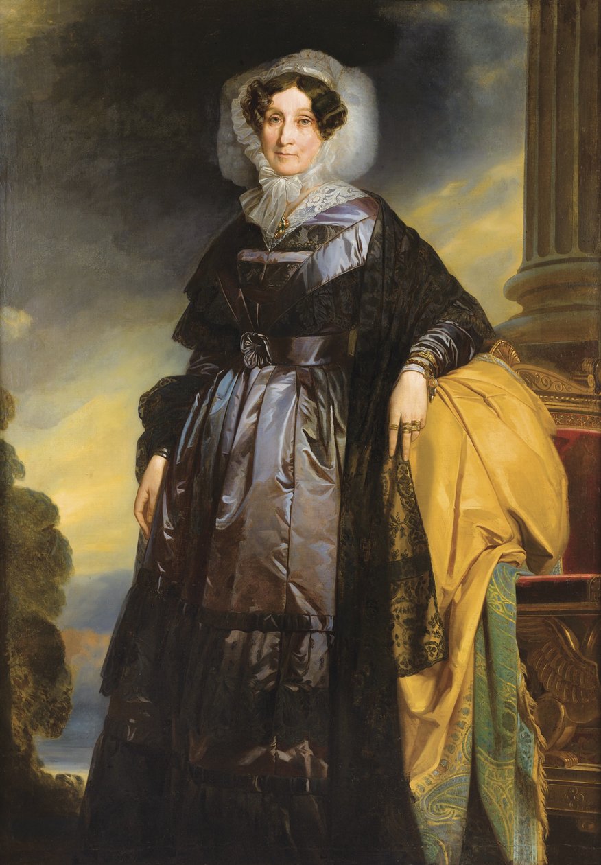 Portret Adelaide dOrléans 1777-1847 autorstwa School of Franz Xaver Winterhalter