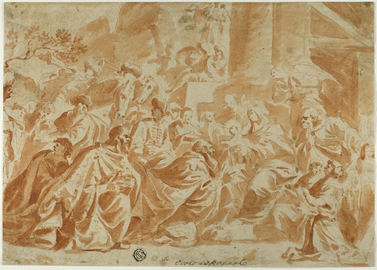 Adoracja Trzech Króli autorstwa School of Peter Paul Rubens