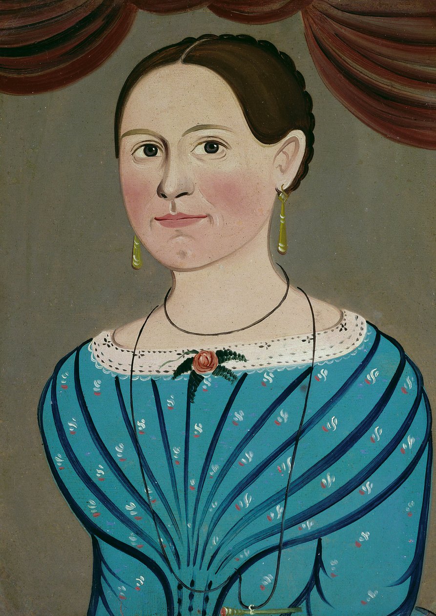 Kobieta w niebieskiej sukience, ok. 1930 r. 1840. autorstwa School of William Matthew Prior