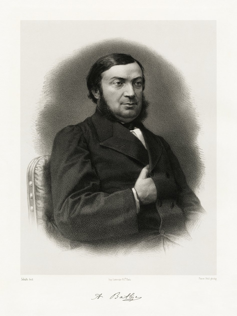 Anselme Batbie, 1865-66 autorstwa Schultz