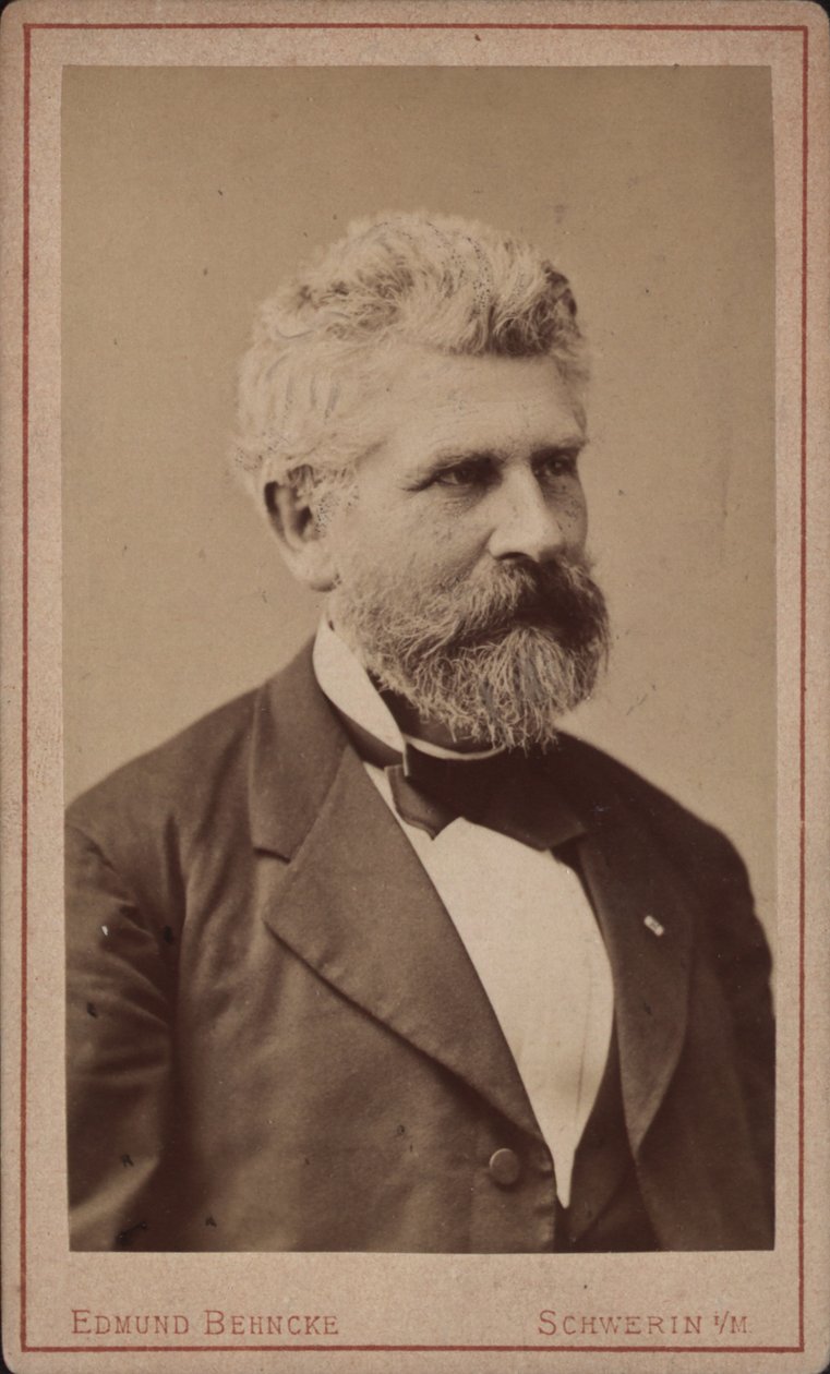 Portret wiolonczelisty i kompozytora Georga Goltermanna 1824-1898, ok. 1930 r. 1880. autorstwa Schwerin . Photo studio Edmund Behncke
