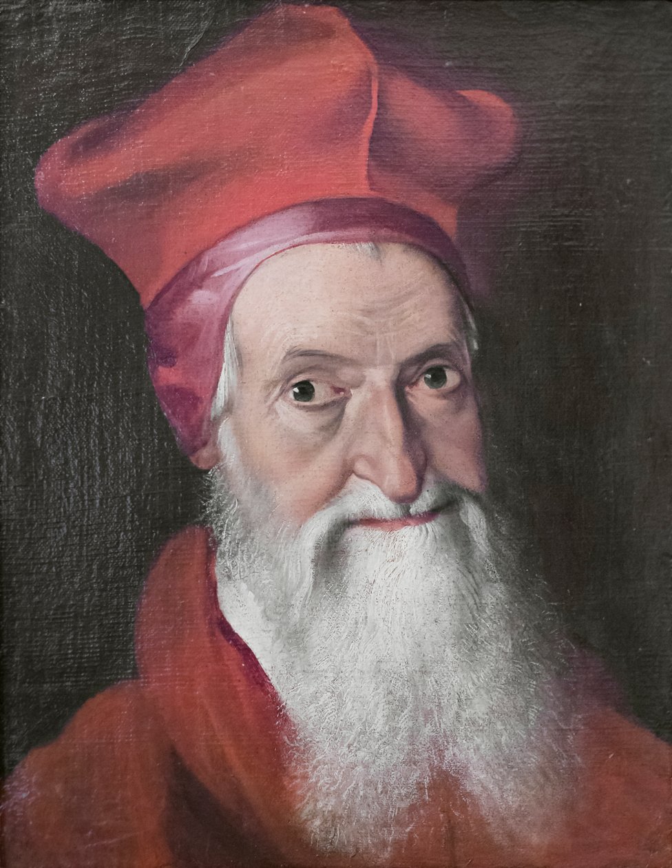 Portret kardynała Domenico Morone autorstwa Scipione (1550 98) Pulzone