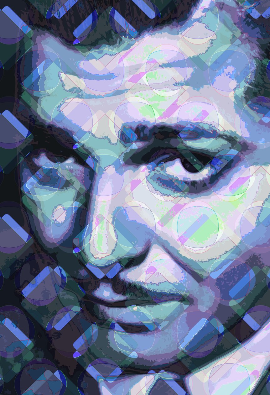 Clark Gable, 2013 (cyfrowy) autorstwa Scott J. Davis