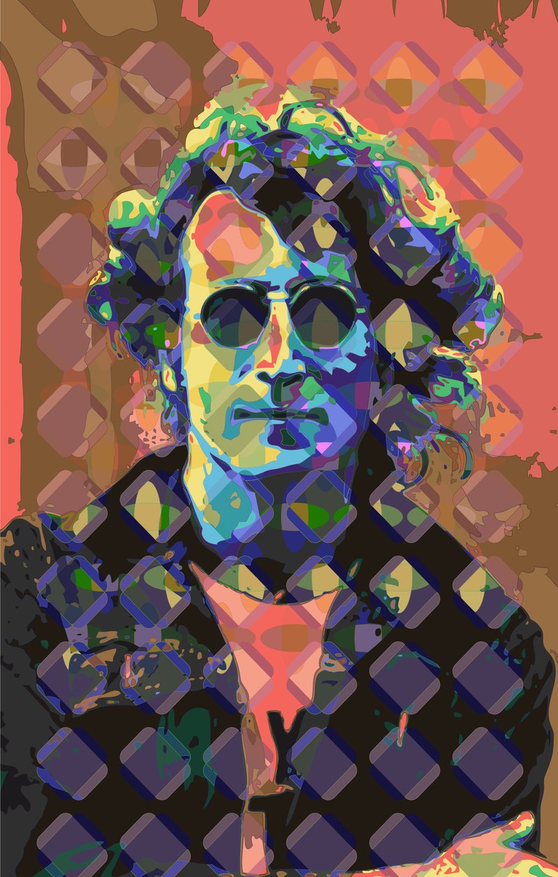 John Lennon (cyfrowy) autorstwa Scott J. Davis