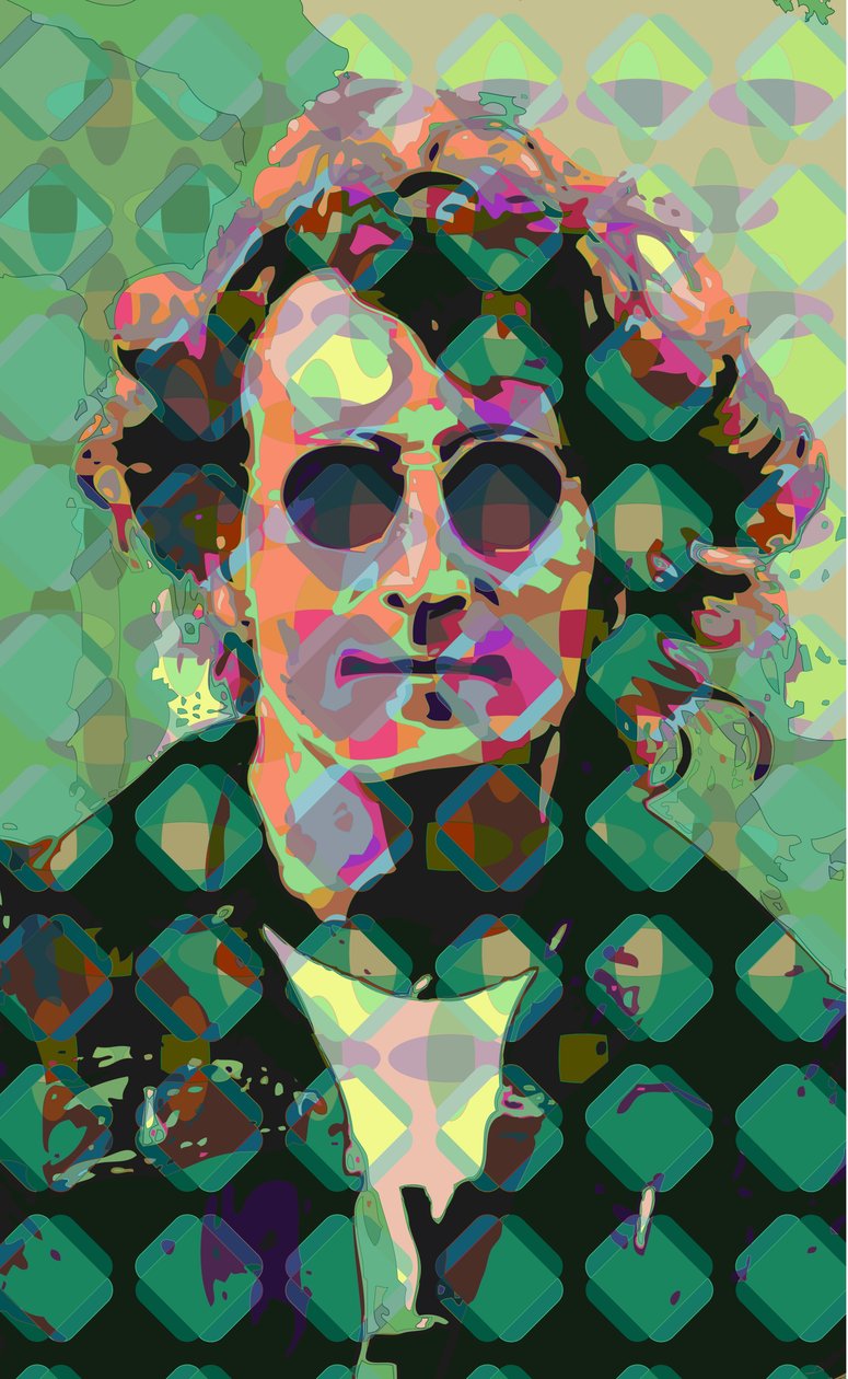 John Lennon (cyfrowy) autorstwa Scott J. Davis