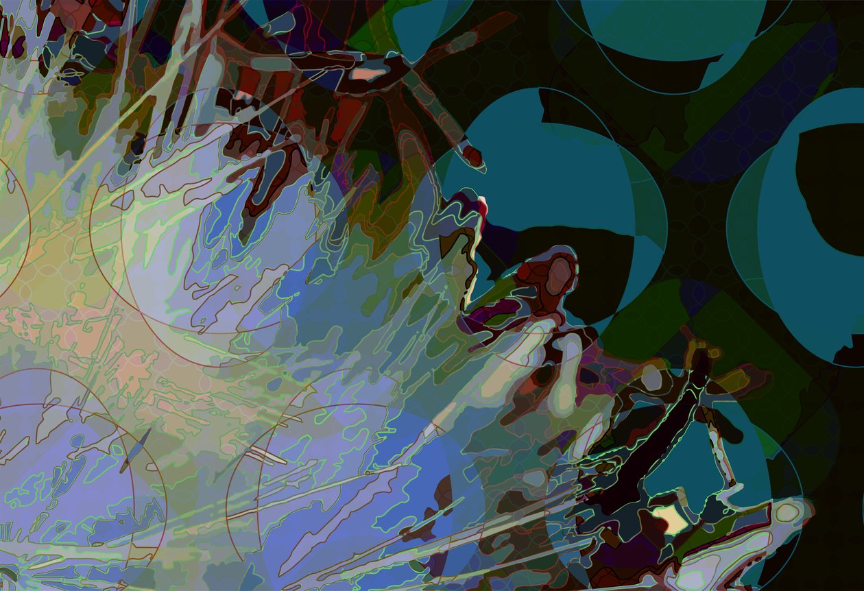 Karczoch_abst_horz8 (cyfrowy) autorstwa Scott J. Davis