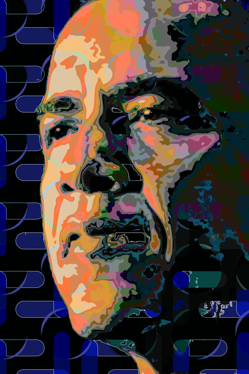 Barack Obama (cyfrowy) autorstwa Scott J. Davis