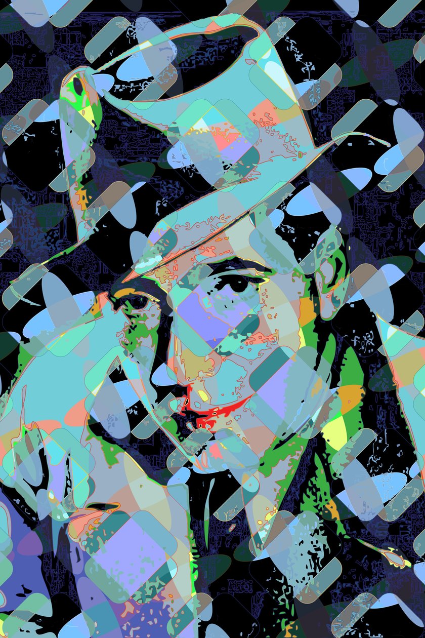 Humphrey Bogart (cyfrowy) autorstwa Scott J. Davis