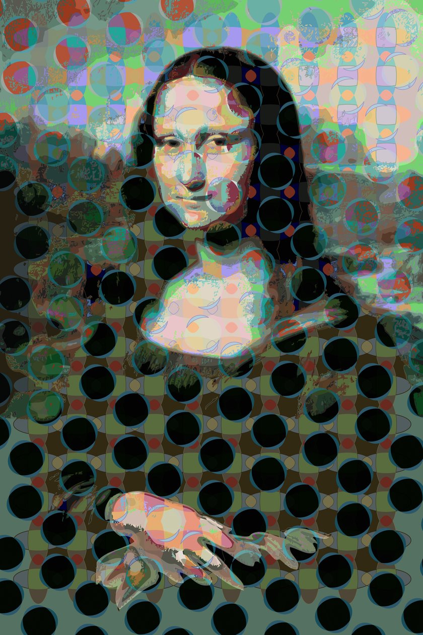 Mona Lisa (cyfrowa) autorstwa Scott J. Davis
