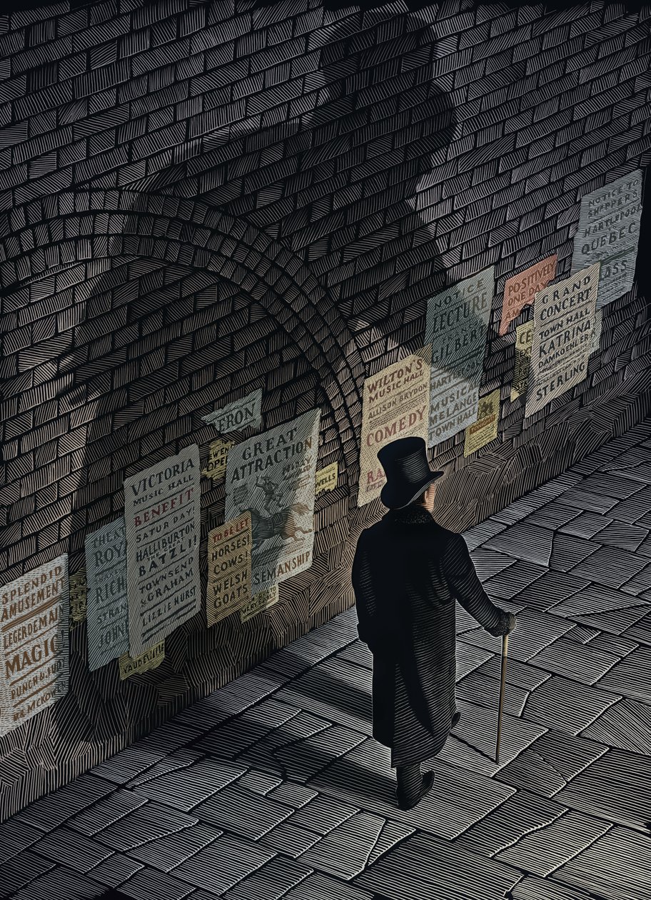 Jekyll  Hyde, 2011 (scratchboard, pokolorowany cyfrowo) autorstwa Scott McKowen