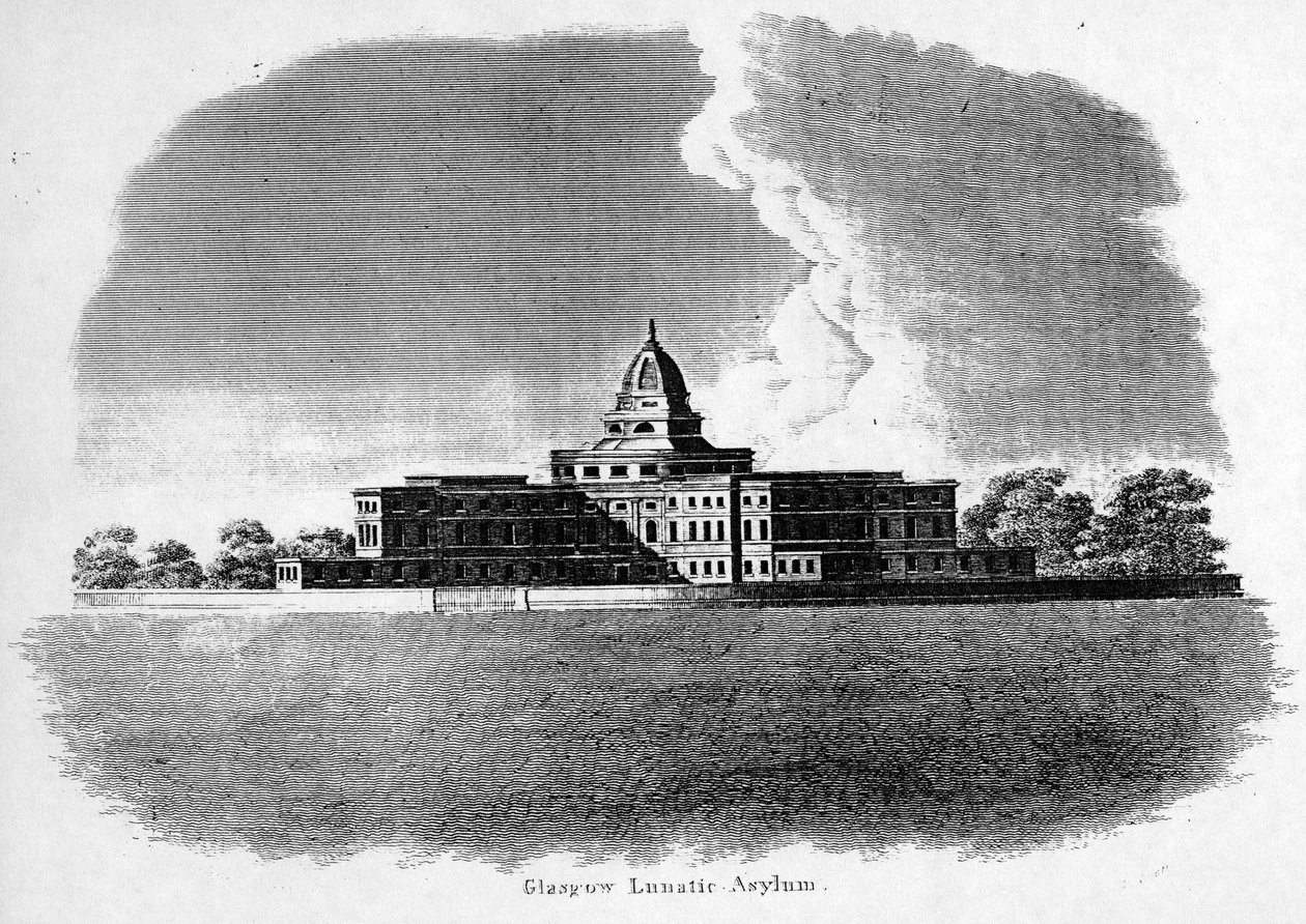 Glasgow Lunatic Asylum, ok. 1830 r. autorstwa Scottish School