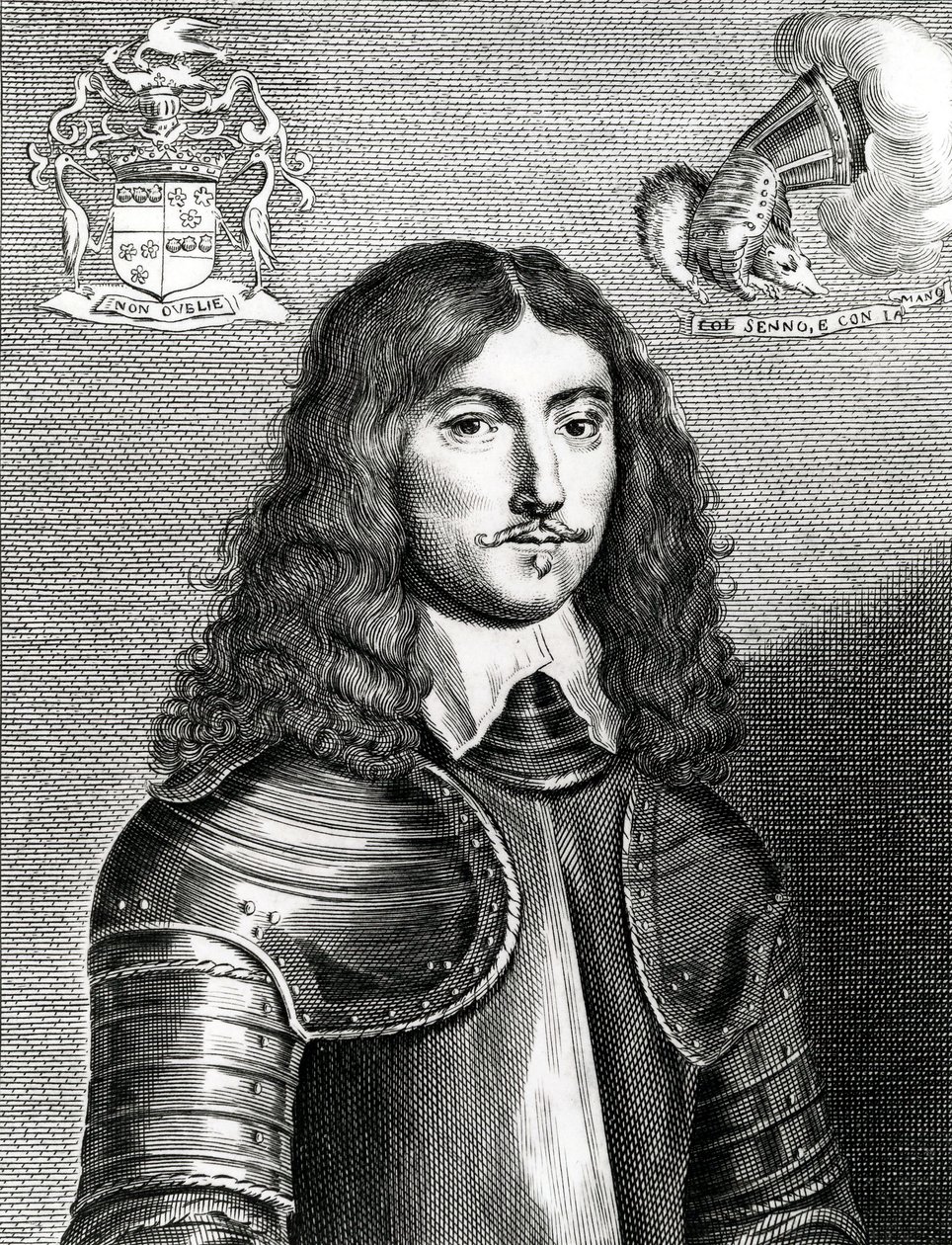 James Graham, markiz Montrose, grafika wykonana przez A. Mathama, ok. 1644-50 autorstwa Scottish School