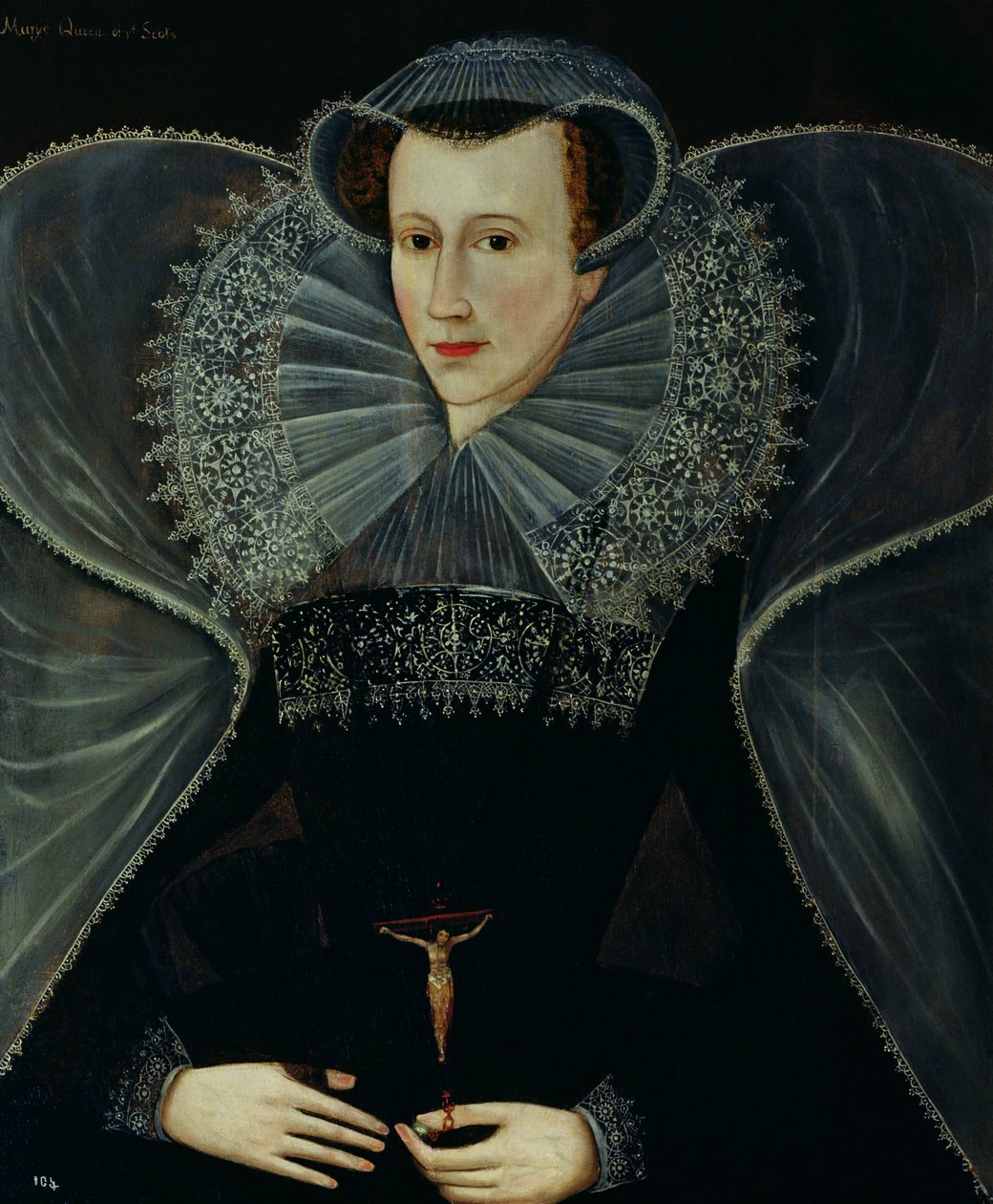 Portret Marii Królowej Szkotów (1542-87) autorstwa Scottish School