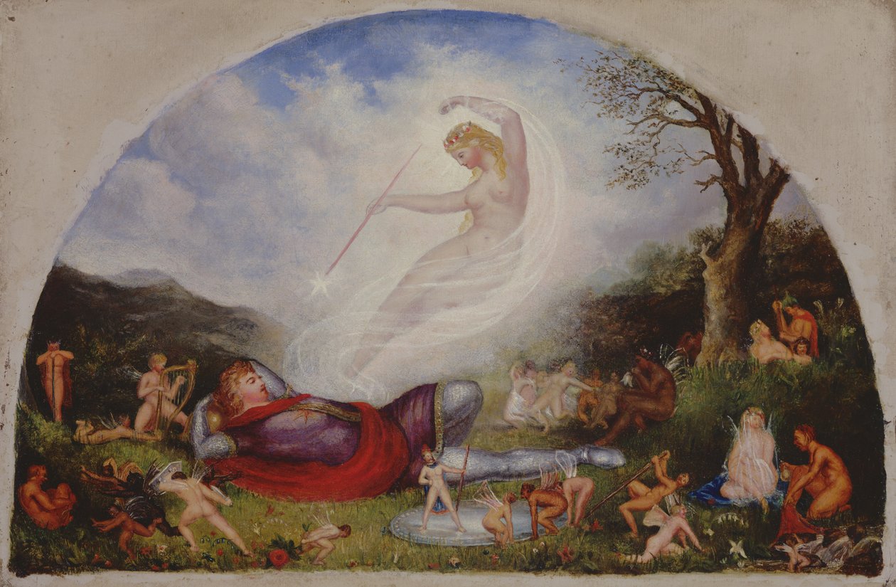 Książę Artur i Królowa Wróżek autorstwa Scottish School