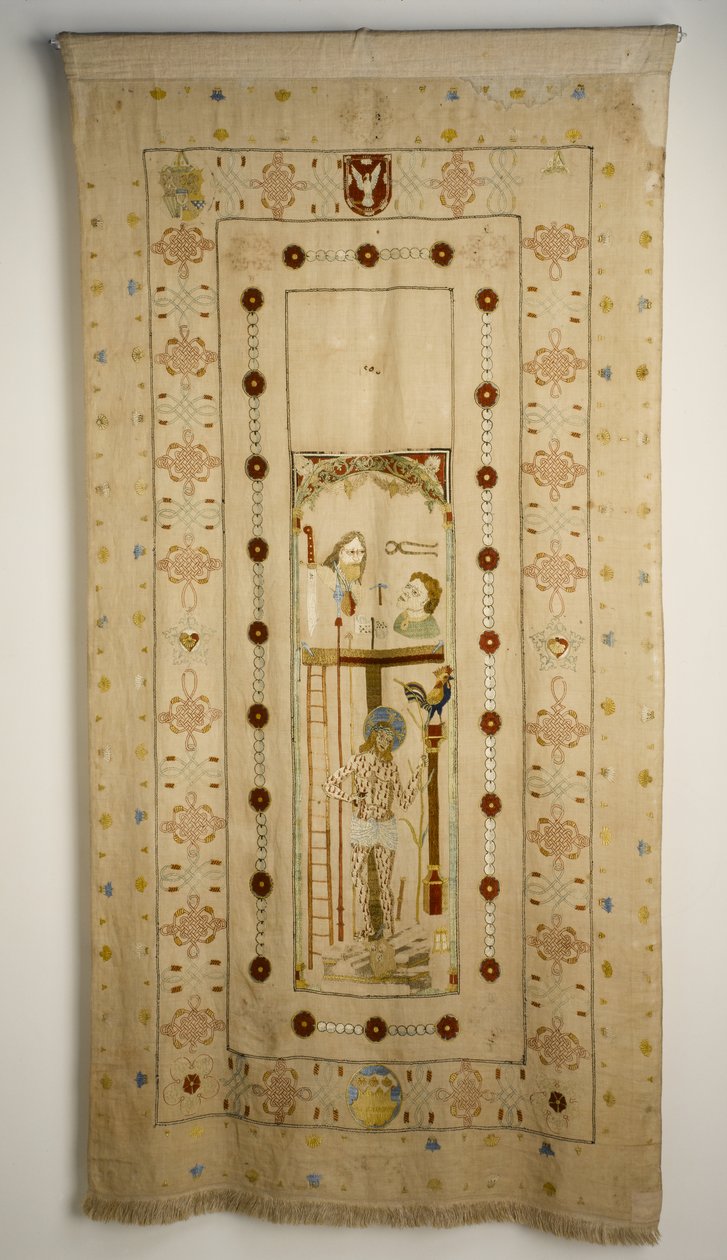 Sztandar Fetternear, ok. 1520 (len haftowany) autorstwa Scottish School